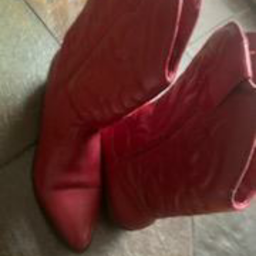 Red cowboy boots